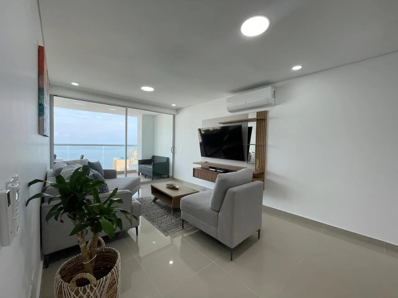 Exclusivo Vista Al Mar Y Ciudad Amurallada Cartagena Appartement