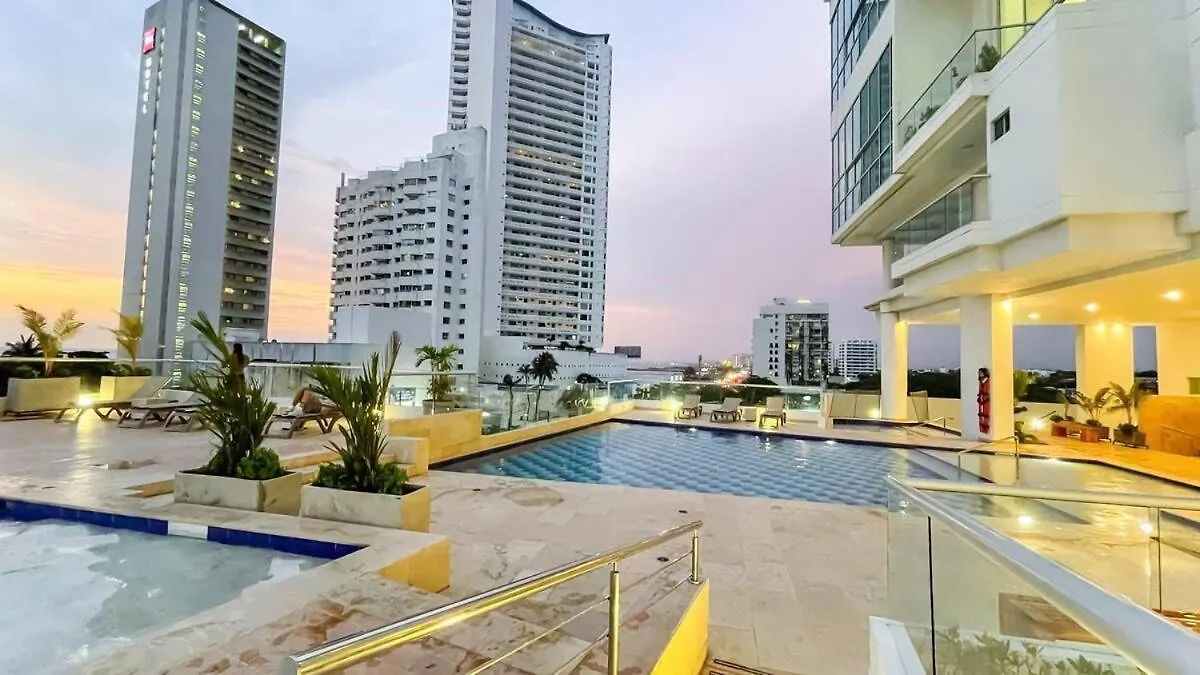 Appartement Exclusivo Vista Al Mar Y Ciudad Amurallada Cartagena Colombia
